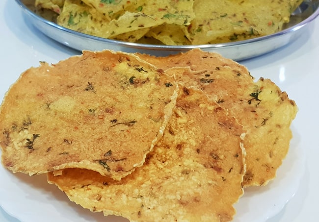 Batata Papad - Marathi Recipe