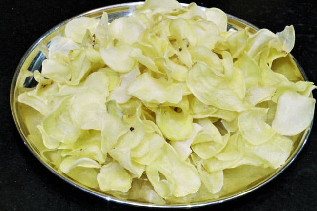 Batata Wafers - Marathi Recipe