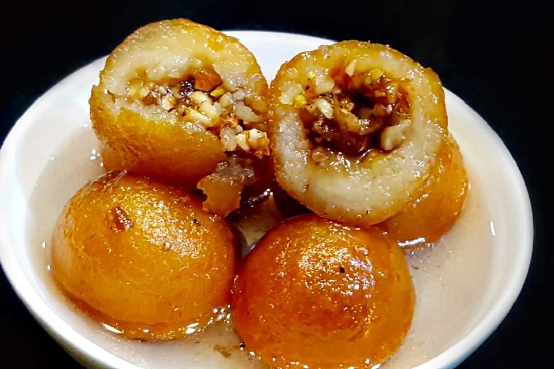 Bread Gulabjam - Marathi Recipe