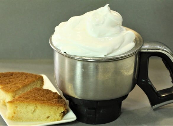 Cake Cream in Mixer - Marathi Recipe