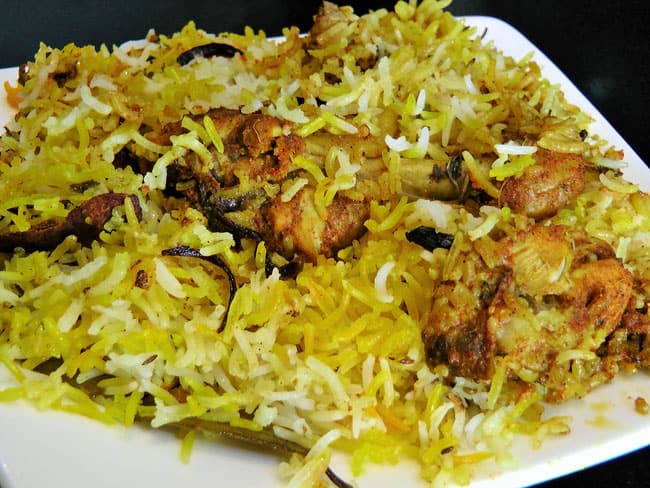 Chicken Dum Biryani - Marathi Recipe
