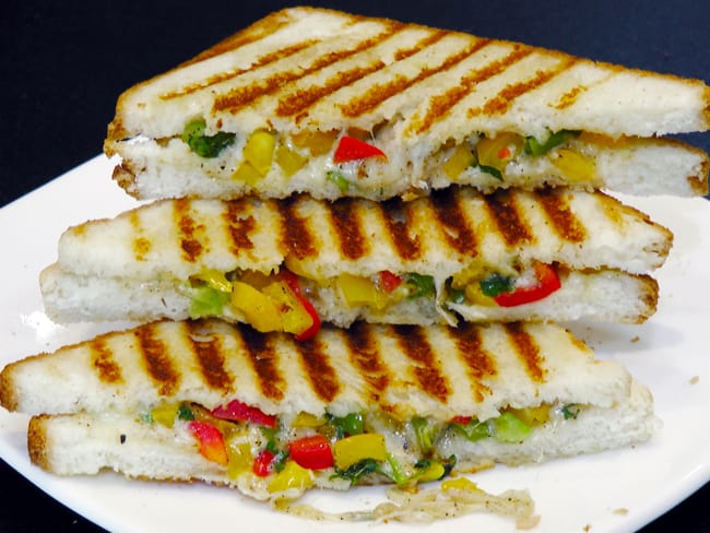 Chili Cheese Sandwich | Madhura's Recipe