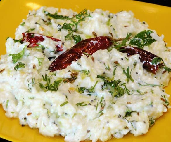 Dahi Bhat - Marathi Recipe
