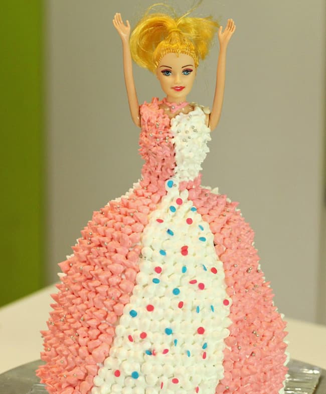Barbie Doll Cake - Madhav Bakery