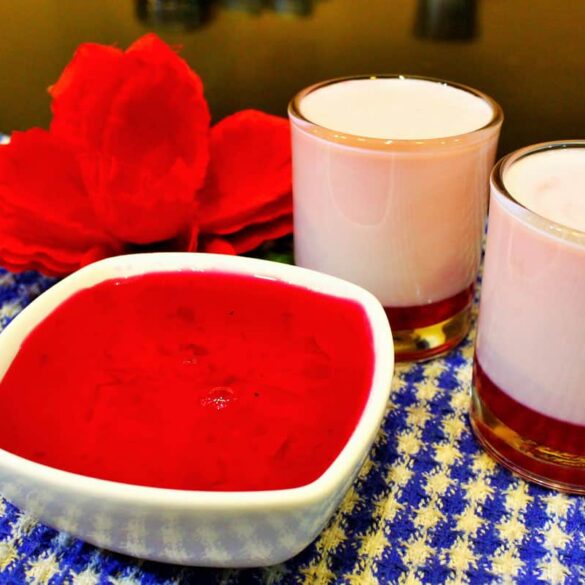 Homemade Rose Syrup - Marathi Recipe