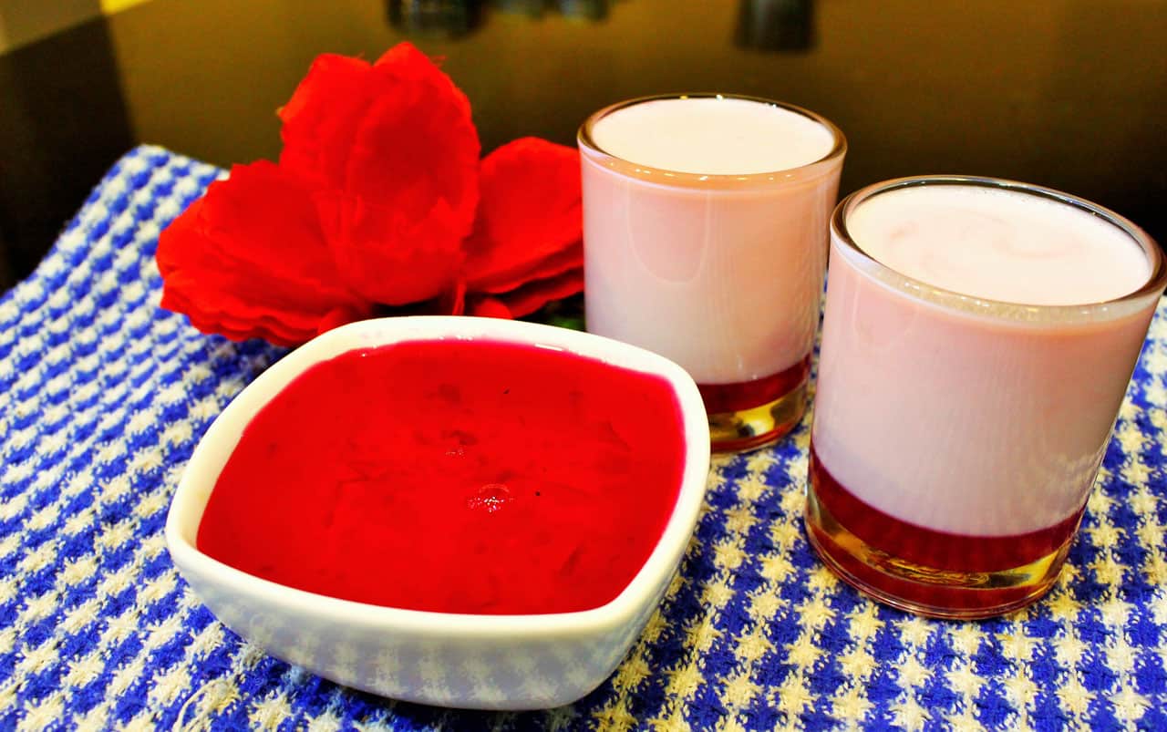 Homemade Rose Syrup - Marathi Recipe