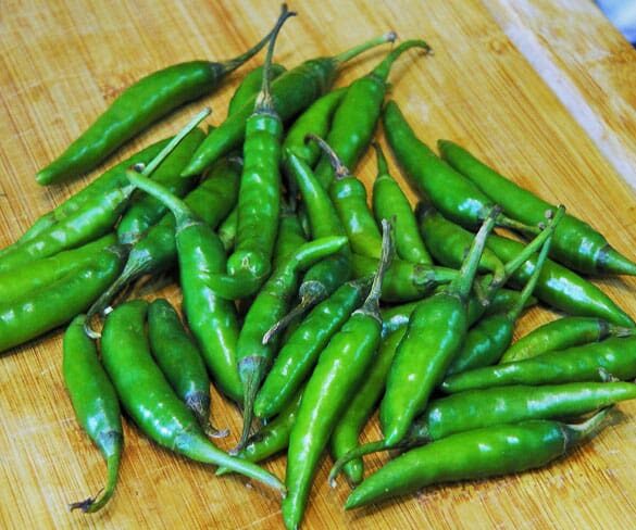 How to store green chilies for months