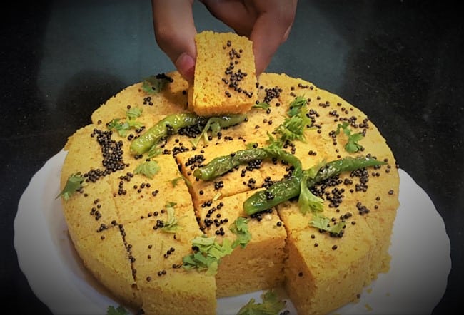 Instant Dhokla - Hindi Recipe