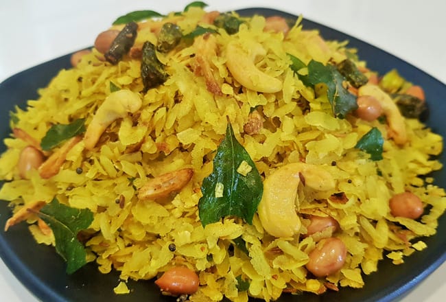 Jaad Pohe Chivada - Marathi Recipe
