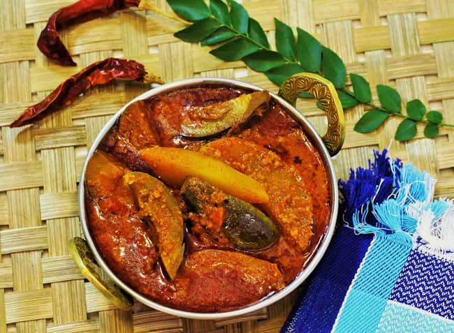 Kala Masala Vange Batata Fodi - Marathi Recipe