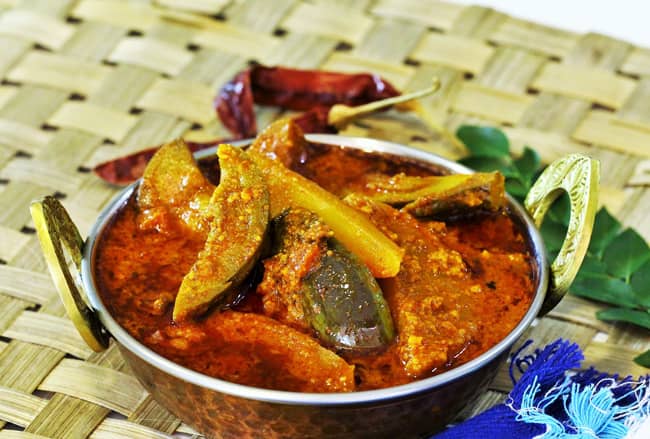 Kala Masala Vange Batata Fodi - Marathi Recipe