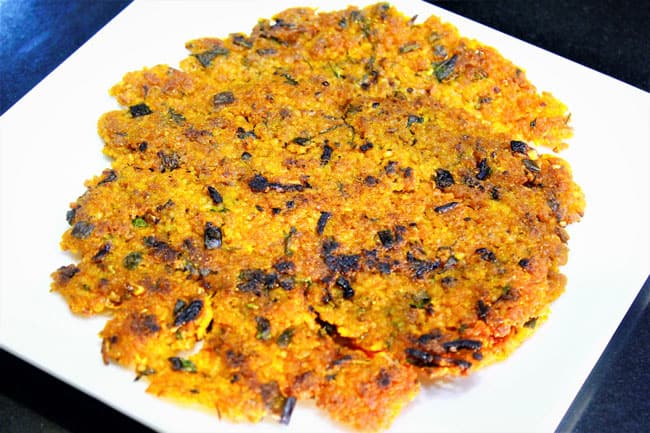 Left Over Rice Paratha - Hindi Recipe