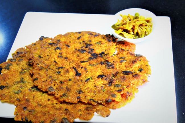 Left Over Rice Paratha - Hindi Recipe