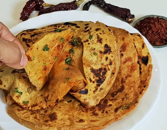 Masala Paratha - Marathi Recipe