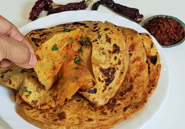 Masala Paratha - Marathi Recipe