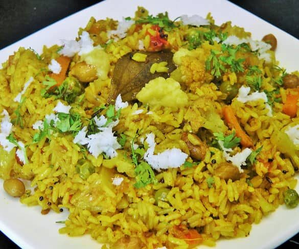 Masale Bhat - Marathi Recipe