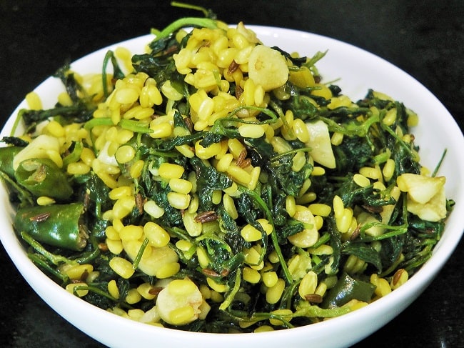Methichi Bhaji - Marathi Recipe