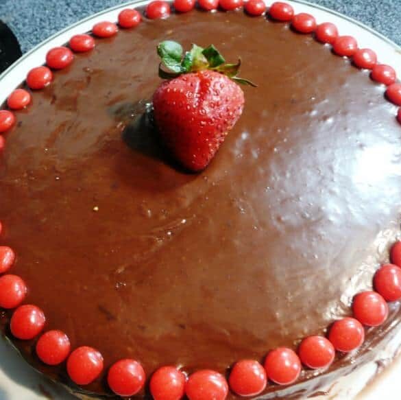 Microwave Eggless Chocolate Cake