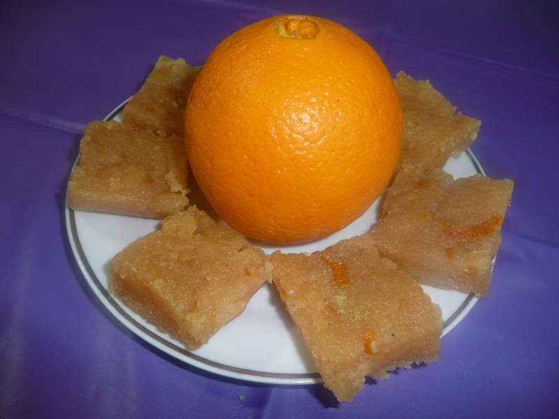 Orange Burfi