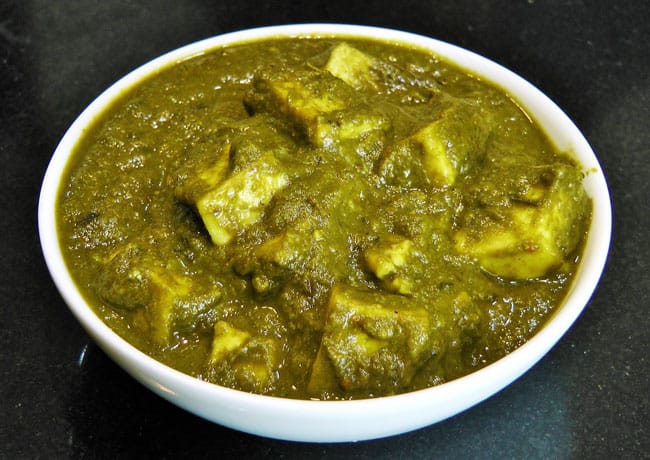 Palak Paneer - Marathi Recipe