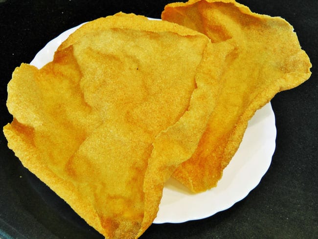 Pohyache Papad - Marathi Recipe