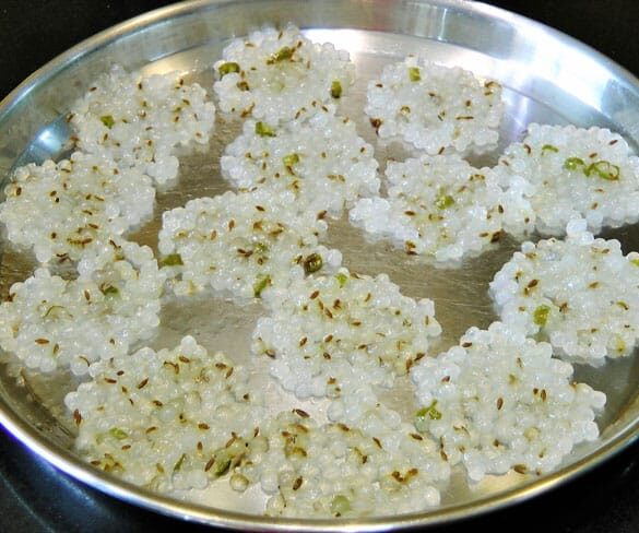 Sabudana Papdi - Marathi Recipe