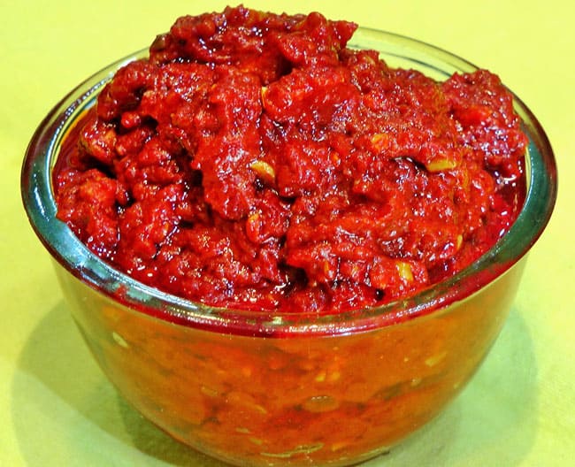 Schezwan Sauce - Marathi Recipe