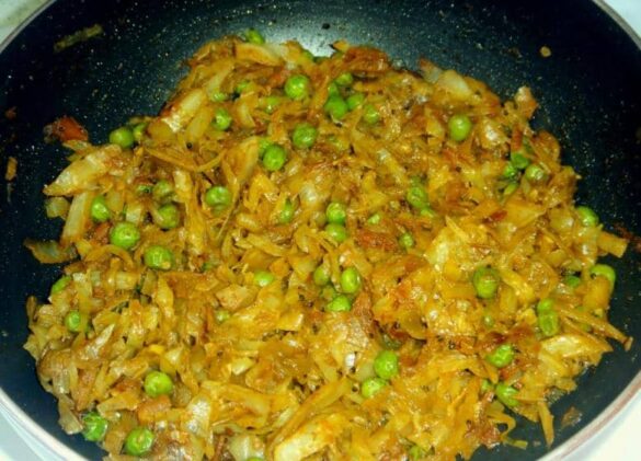 Spicy Cabbage Masala | Madhura's Recipe