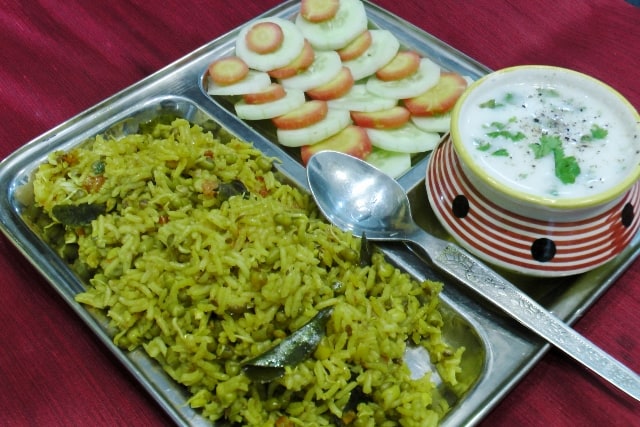 Sprouted Green Moong Khichdi