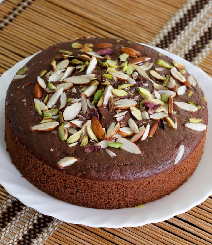 Orange Semolina Cake Recipe - Rava Cake Recipe | Vegetarian Recipes