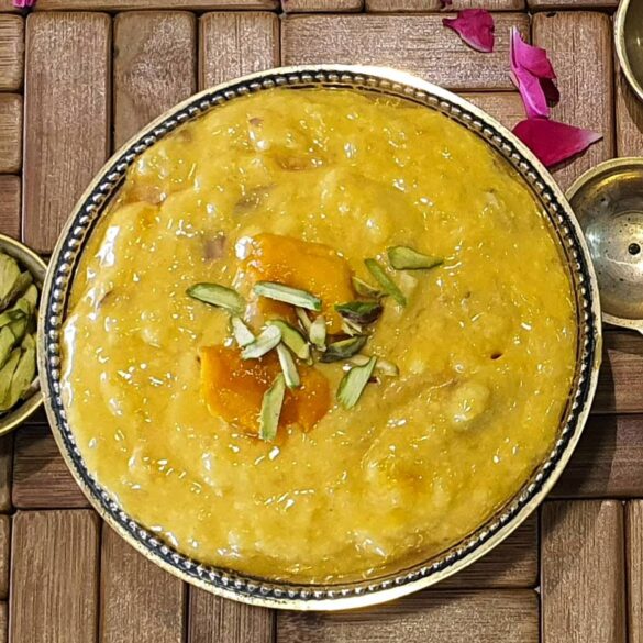 Quick rice mango kheer