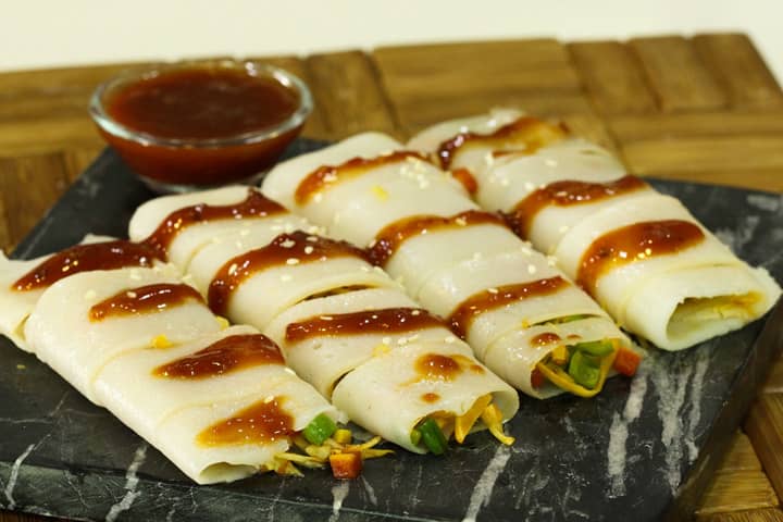 Traditional rice rolls