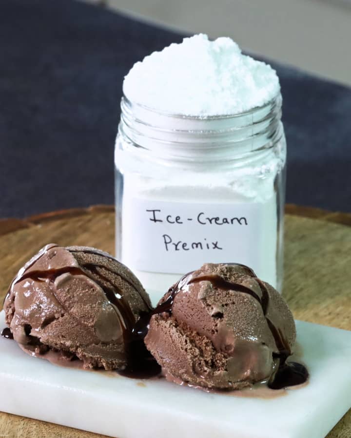 Ice cream premix powder