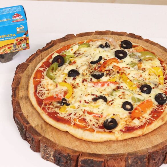 Easy Veg Cheesy Pizza