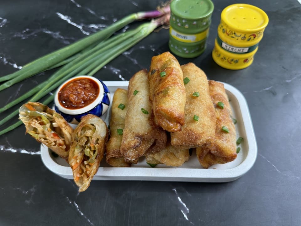 How to make veg spring roll