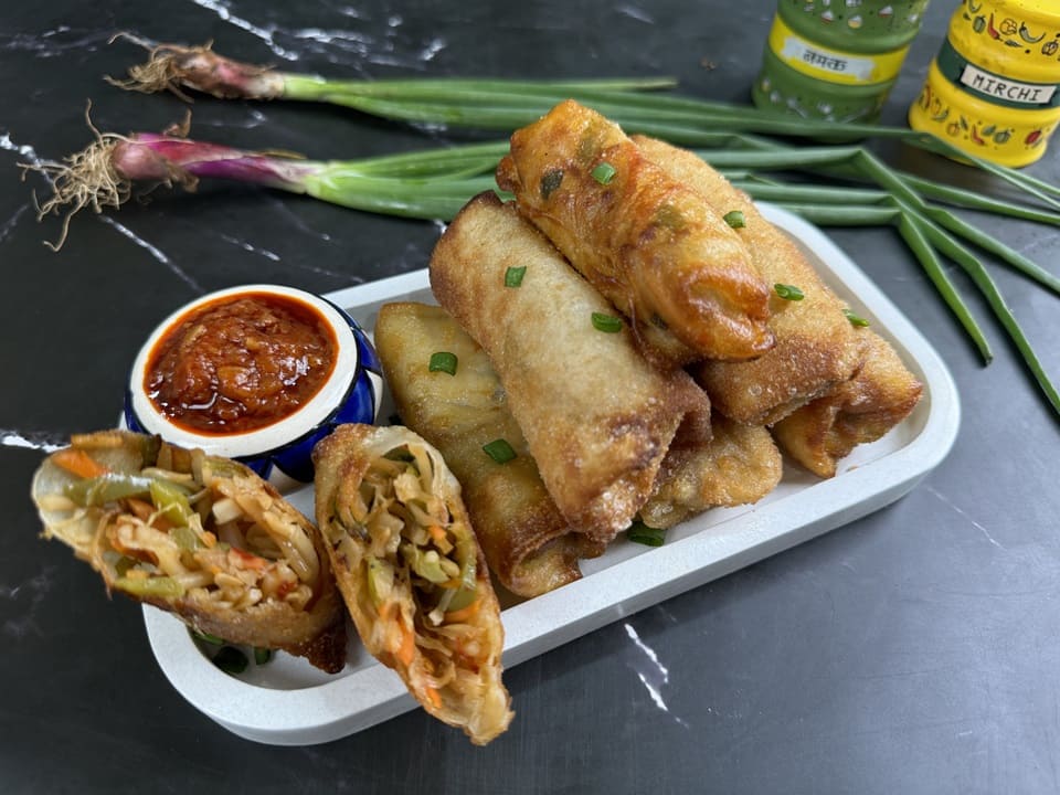 Easy Veg Spring Roll