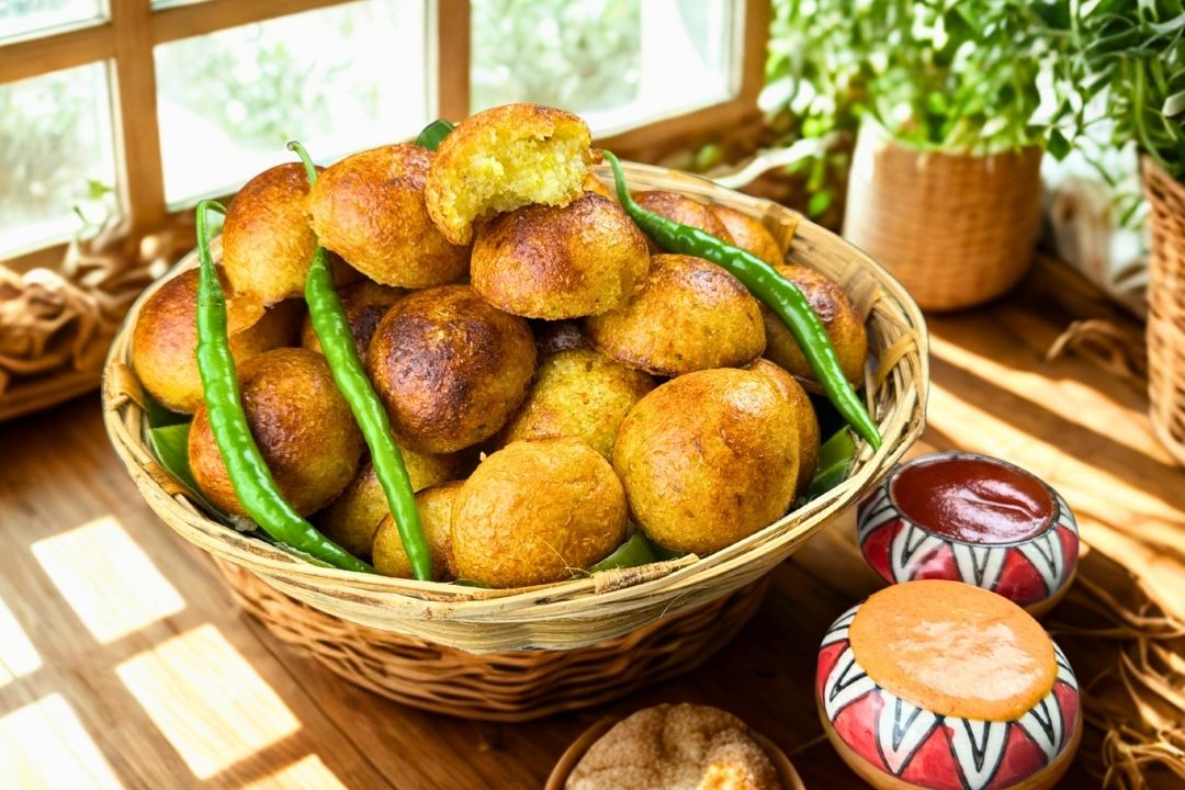 Upwasache Appe and Chutney