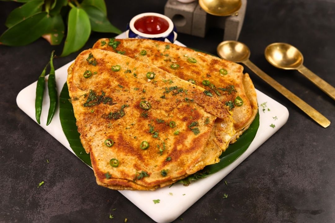Stuffed Anda Paratha