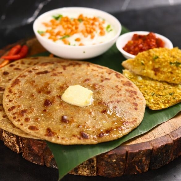 Restaurant style Gobi Paratha