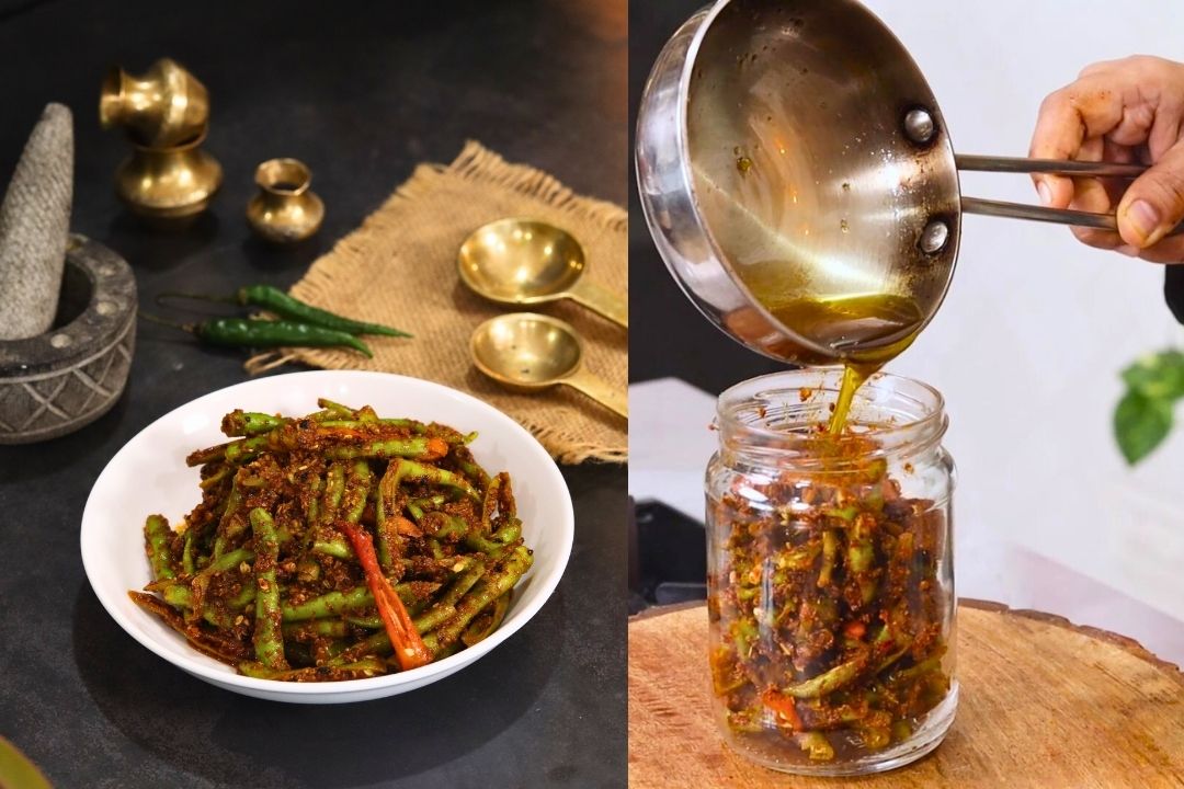 Instant Green Chili Pickle