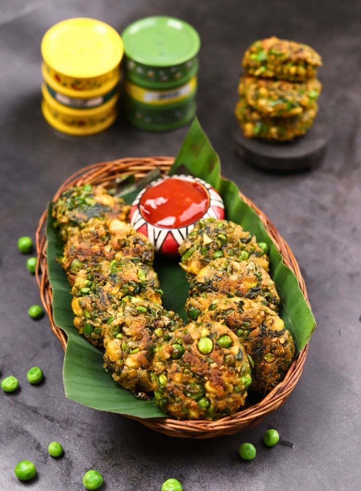 Green Matar cutlet