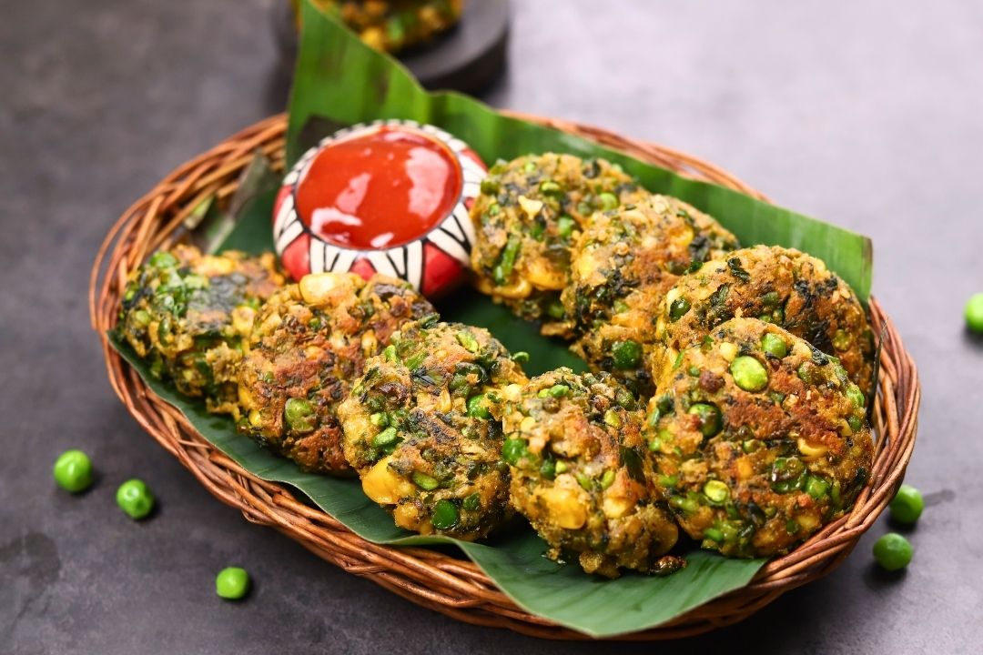 Crispy Green Matar Cutlets