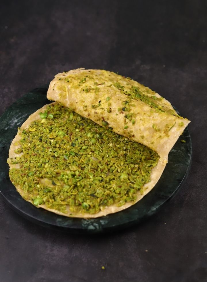 How to make matar paratha