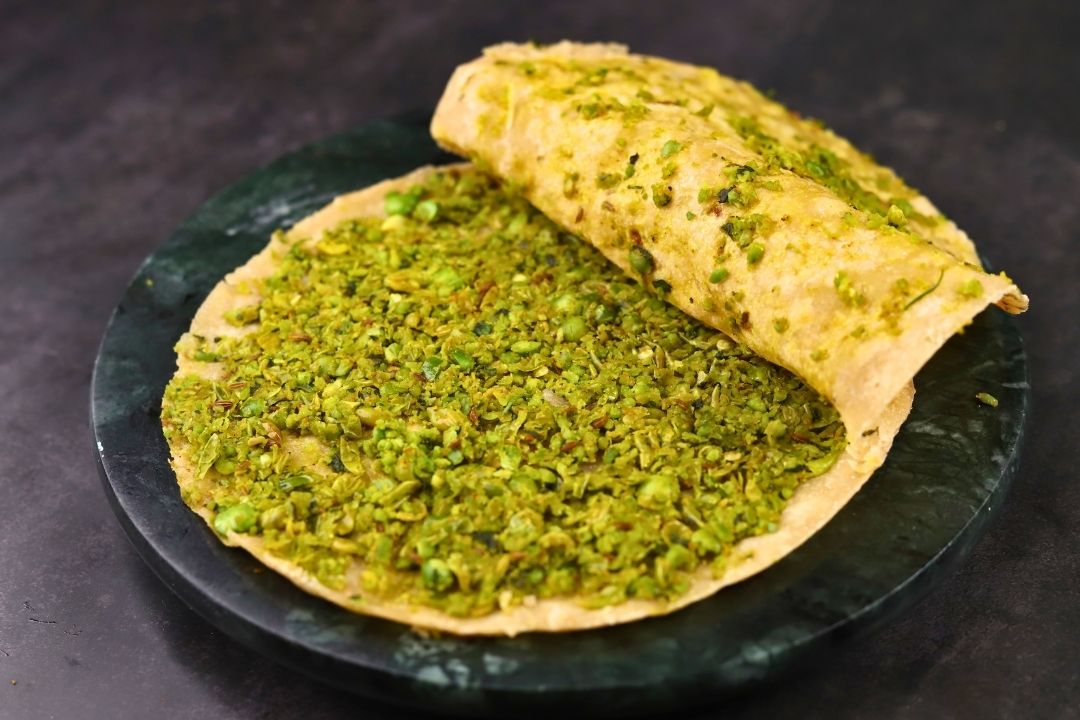 Winter special Matar Paratha