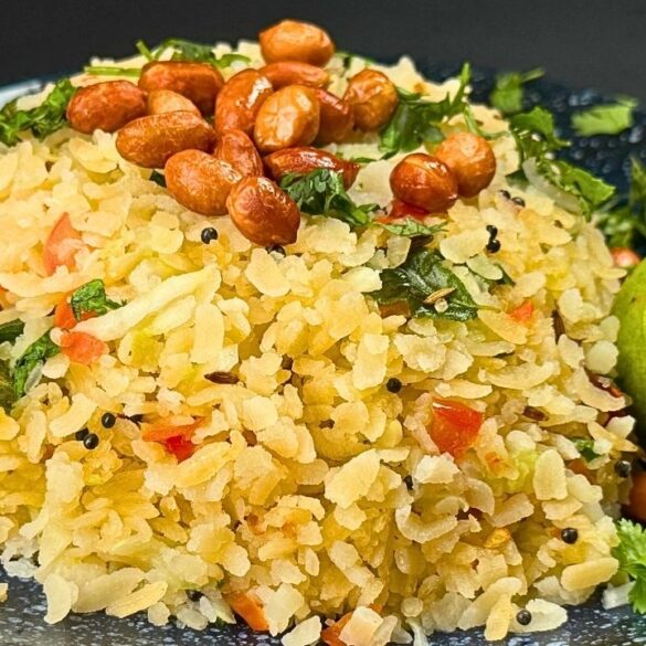 Refreshing Soft Kakdi Poha