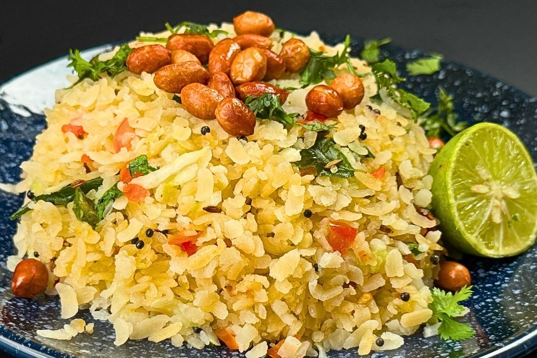 Refreshing Soft Kakdi Poha